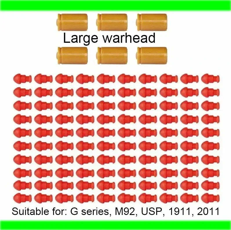 TTI 2011 Pistol Shell Throwing Continuous Firing Blowback Soft Bullet Gun Empty Hanging Birthday Gift