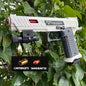 G17 Pistol Shell Throwing Continuous Firing Blowback Soft Bullet Gun Empty Hanging Birthday Gift