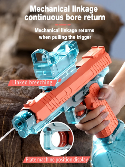 Electric Shooting Flashing Lights Battle Automatic Water Gun Toys
