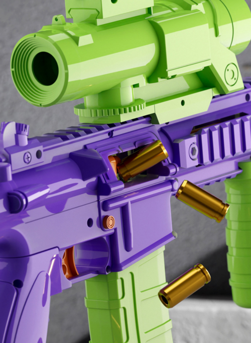 M416 Semi-Auto Soft Bullet Shell Ejection Toy Gun